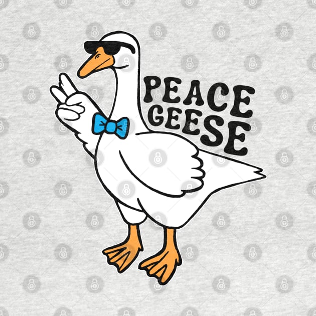 Peace Geese Silly Goose with Sunglasses by Downtown Rose